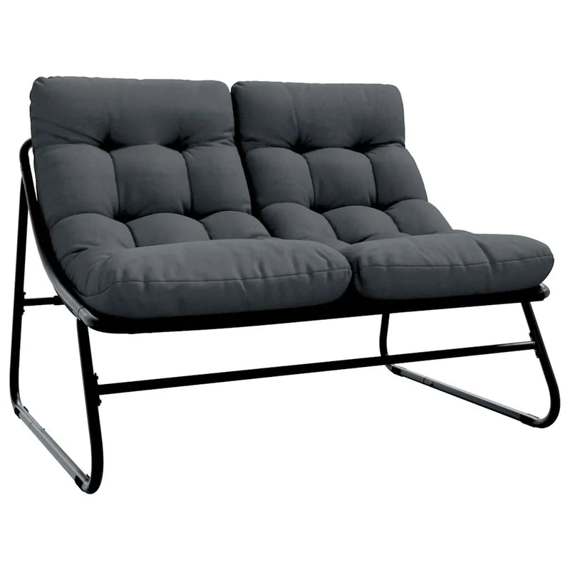 Garden Furniture Black 110 x 81 x 71 cm Powder-Coated Steel
