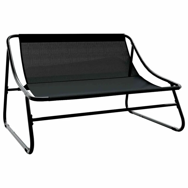 Garden Furniture Black 110 x 81 x 71 cm Powder-Coated Steel