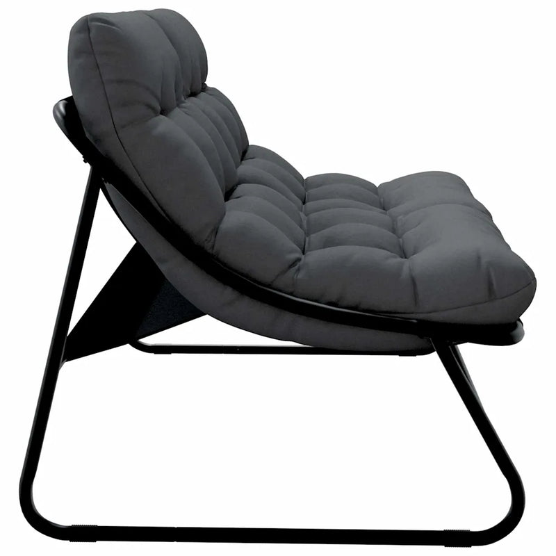 Garden Furniture Black 110 x 81 x 71 cm Powder-Coated Steel