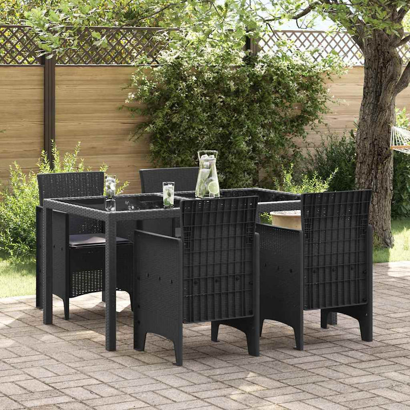 vidaXL Garden Chair 4 pcs Anthracite 53 x 49 x 85 cm Polypropylene