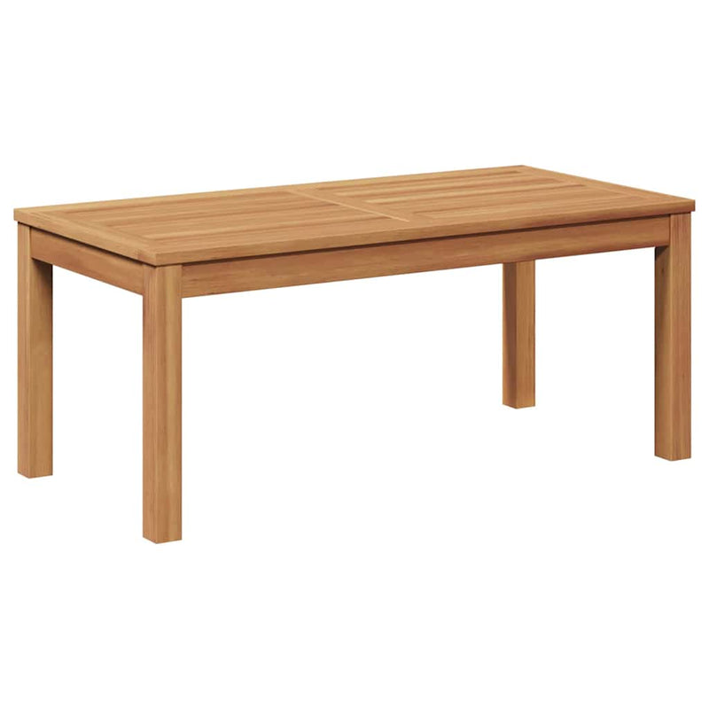 vidaXL Garden Sofa Set 4 pcs Natural Solid Teak Wood