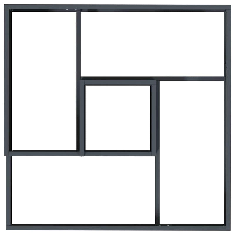 vidaXL Garden Planter Anthracite 80 x 80 x 50 cm Cold-rolled Steel