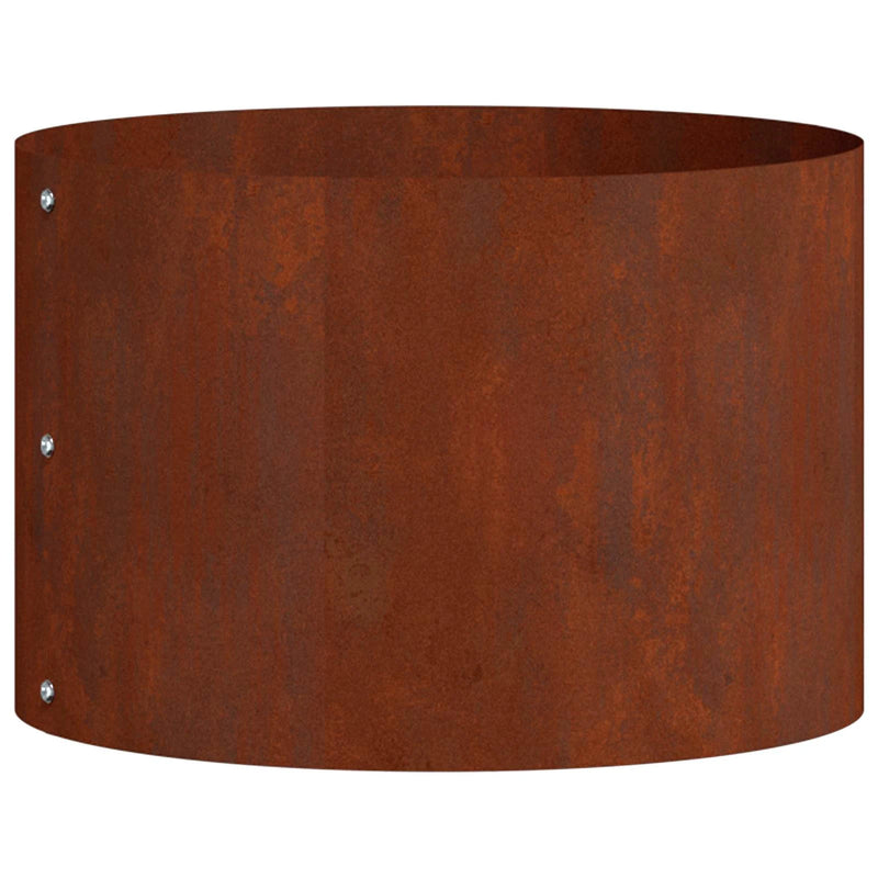 Planter Ring 5 pcs Rusty 30 x 30 x 20 cm Weathering Steel