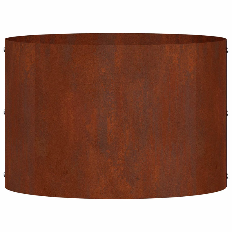 Planter Ring 5 pcs Rusty 30 x 30 x 20 cm Weathering Steel