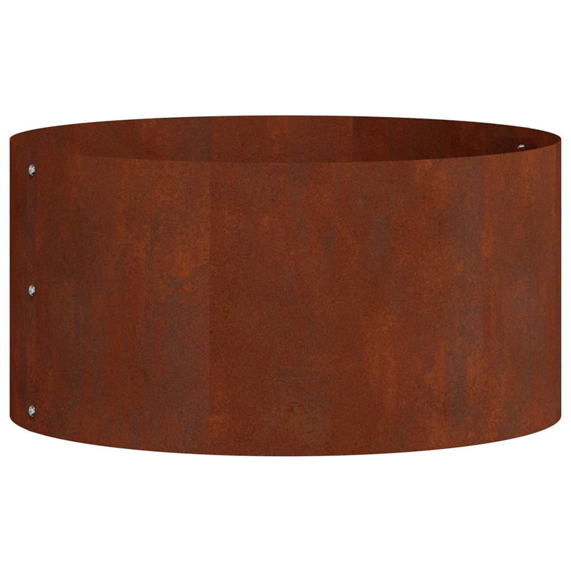 Planter Ring Rusty 40 x 40 x 20 cm Weathering Steel