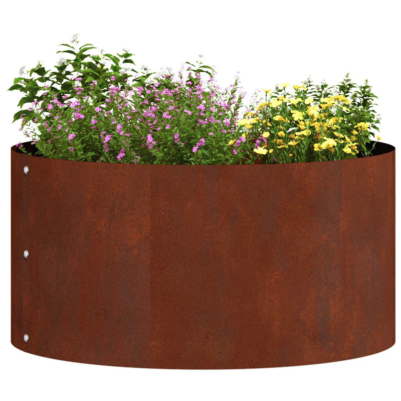 Planter Ring Rusty 40 x 40 x 20 cm Weathering Steel