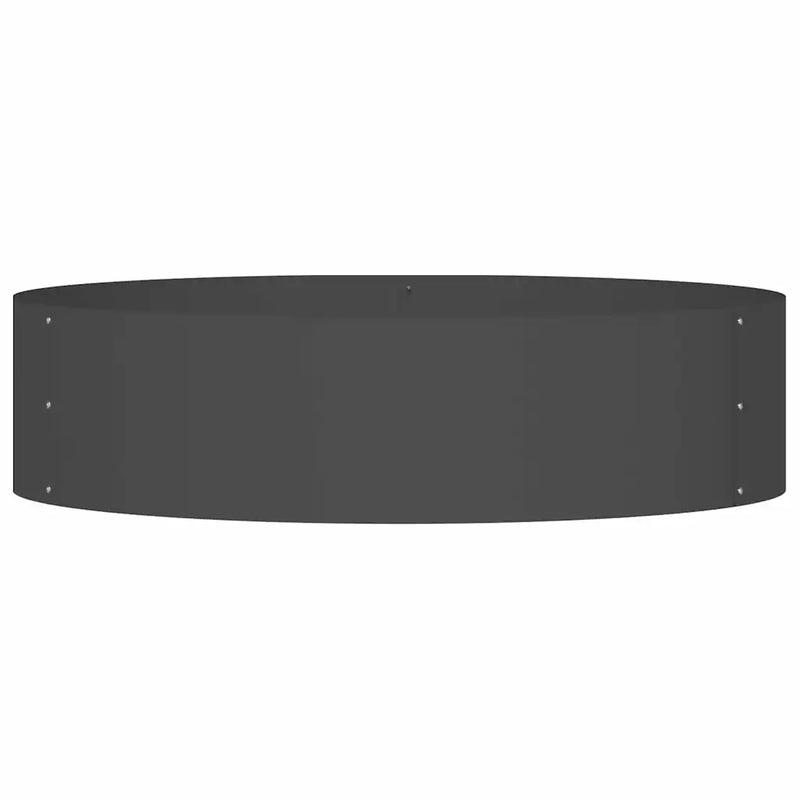 Planter Ring Black 80 x 80 x 20 cm Cold-rolled Steel