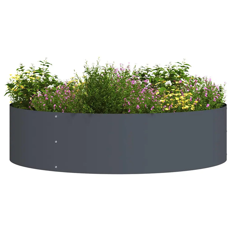 Planter Ring Anthracite 80 x 80 x 20 cm Cold-rolled Steel