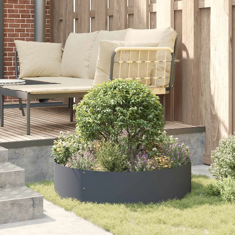 Planter Ring 5 pcs Anthracite 80 x 80 x 20 cm Cold-rolled Steel