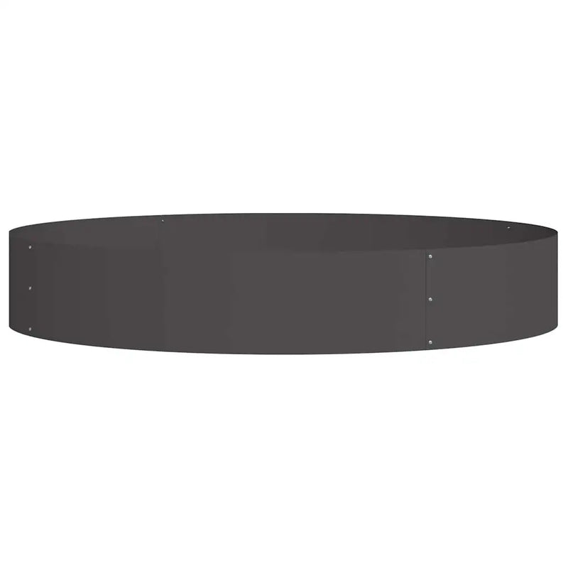 Planter Ring Black 120 x 120 x 20 cm Cold-rolled Steel