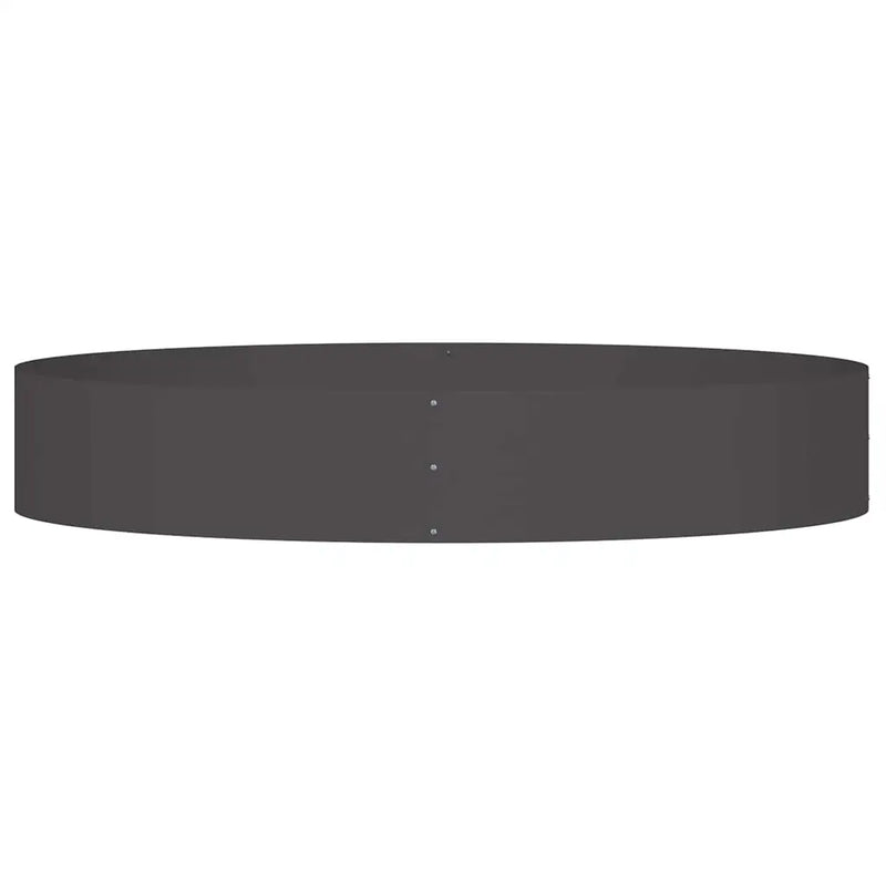 Planter Ring Black 120 x 120 x 20 cm Cold-rolled Steel