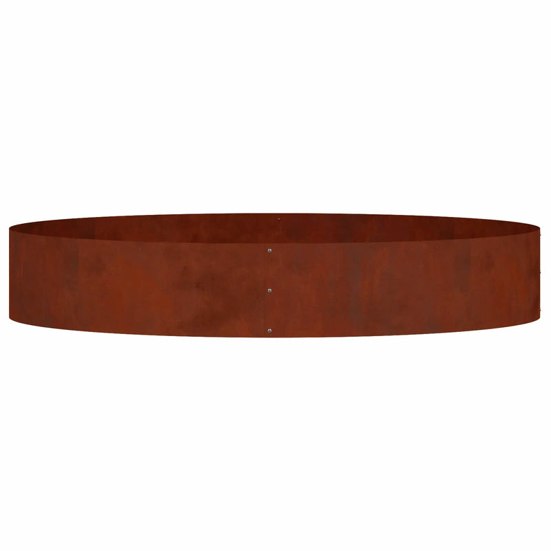 Planter Ring 5 pcs Rusty 120 x 120 x 20 cm Weathering Steel