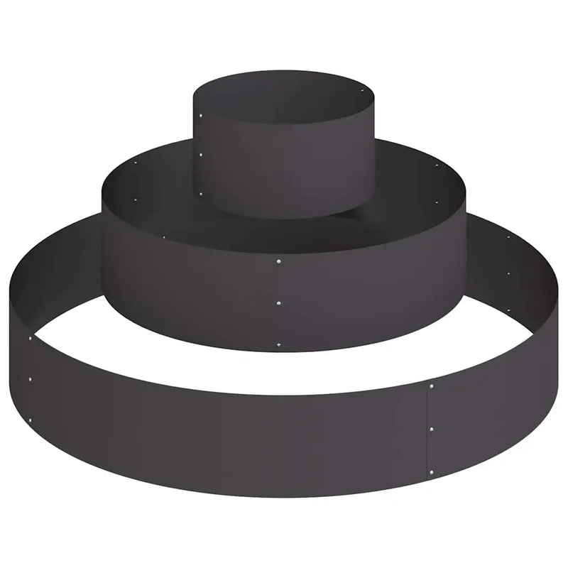 Garden Planter Black 120 x 120 x 20 cm Cold-rolled Steel