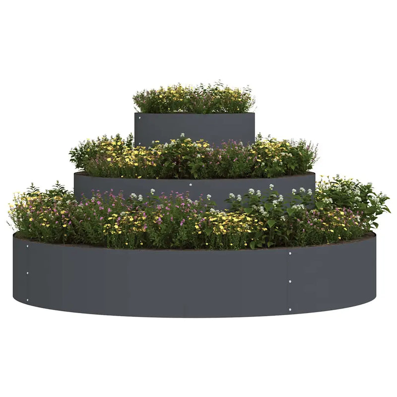 Garden Planter Anthracite 120 x 120 x 20 cm Cold-rolled Steel