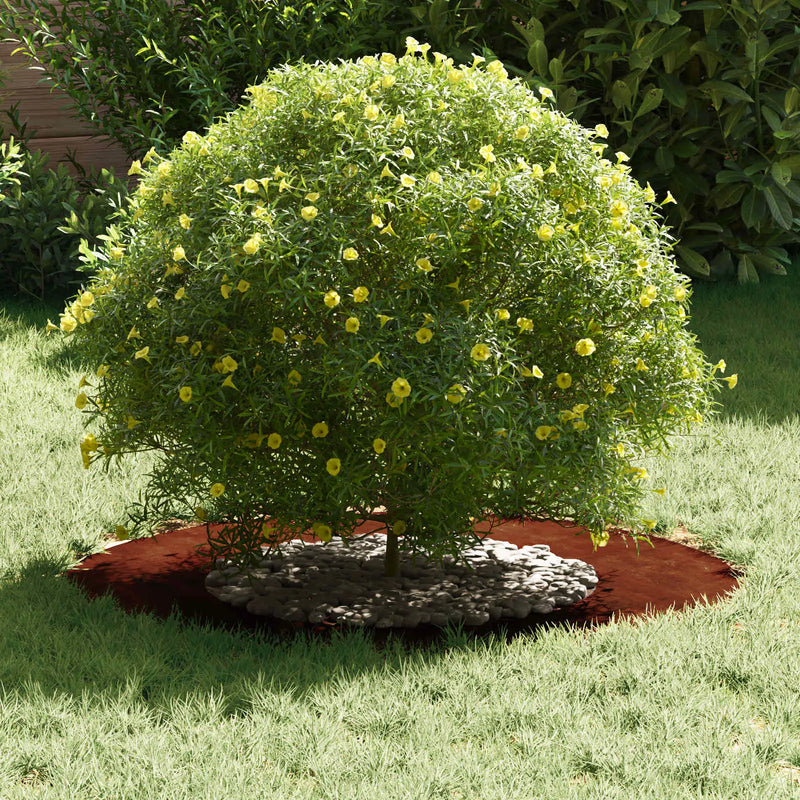 suitable for Flat Tree Ring Brown ��40 / 70 cm Weathering Steel