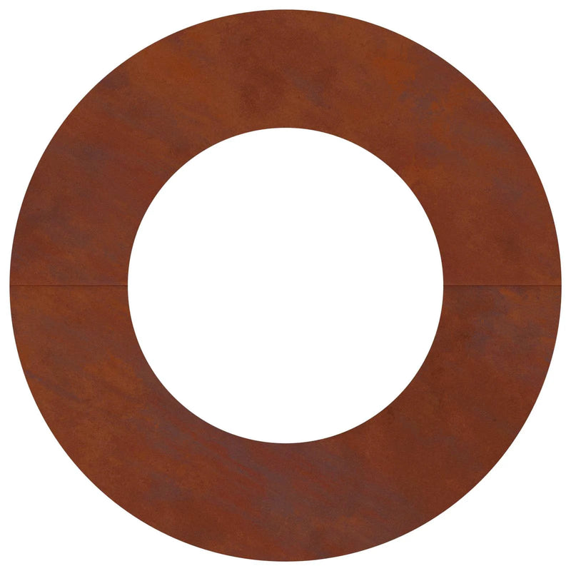 suitable for Flat Tree Ring Brown ��40 / 70 cm Weathering Steel