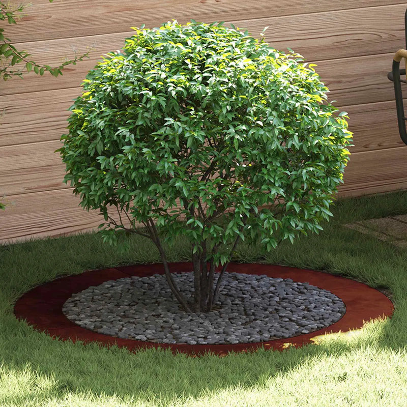 suitable for Flat Tree Ring Brown ��90 / 120 cm Weathering Steel
