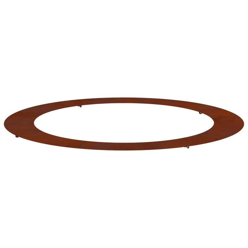 suitable for Flat Tree Ring Brown ��90 / 120 cm Weathering Steel