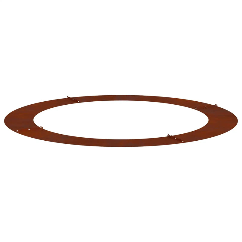 suitable for Flat Tree Ring Brown ��90 / 120 cm Weathering Steel