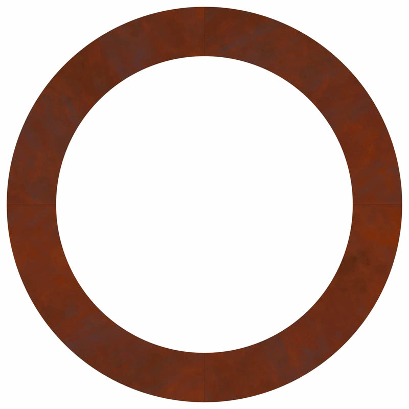 suitable for Flat Tree Ring Brown ��90 / 120 cm Weathering Steel