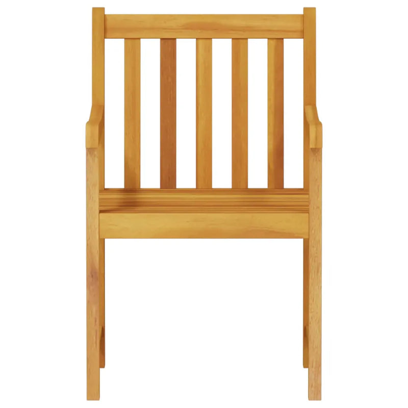 Garden Dining Set 5 pcs Brown Solid Acacia Wood