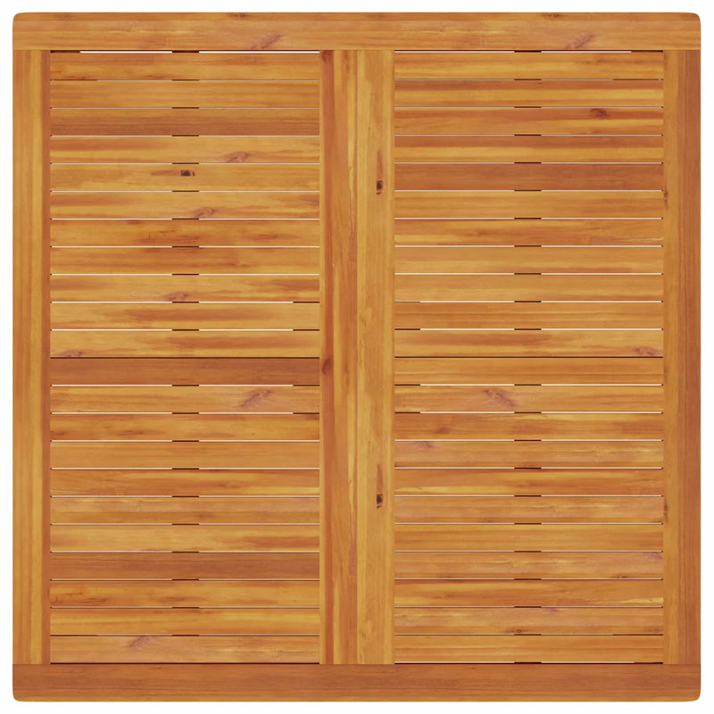 Garden Dining Set 5 pcs Brown Solid Acacia wood