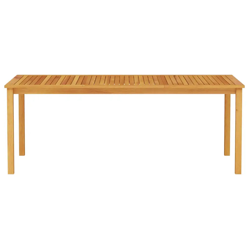 Garden Dining Set 7 pcs Brown Solid Acacia Wood