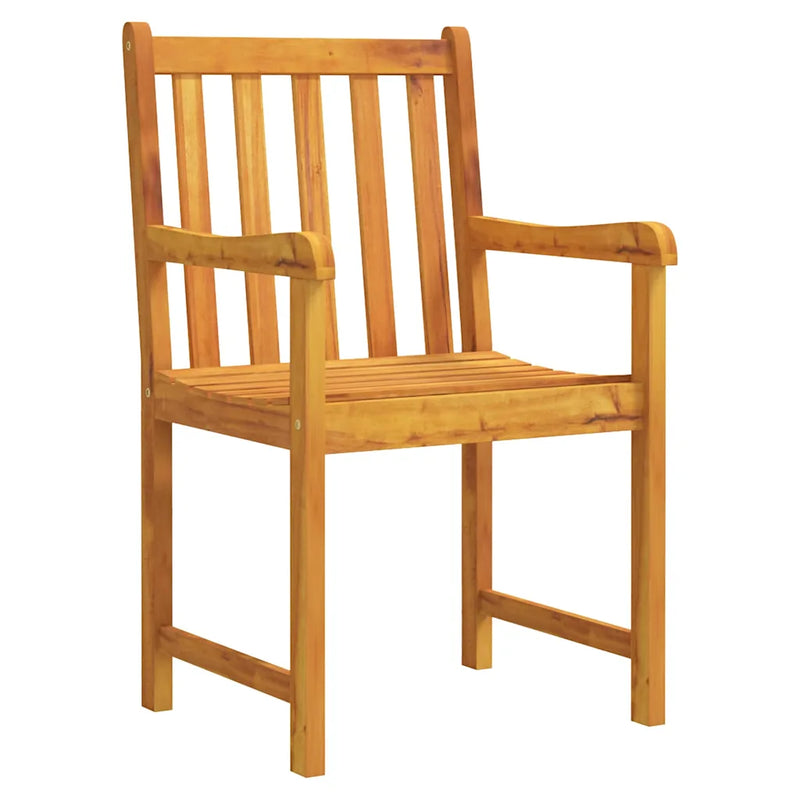 Garden Dining Set 9 pcs Brown Solid Acacia Wood