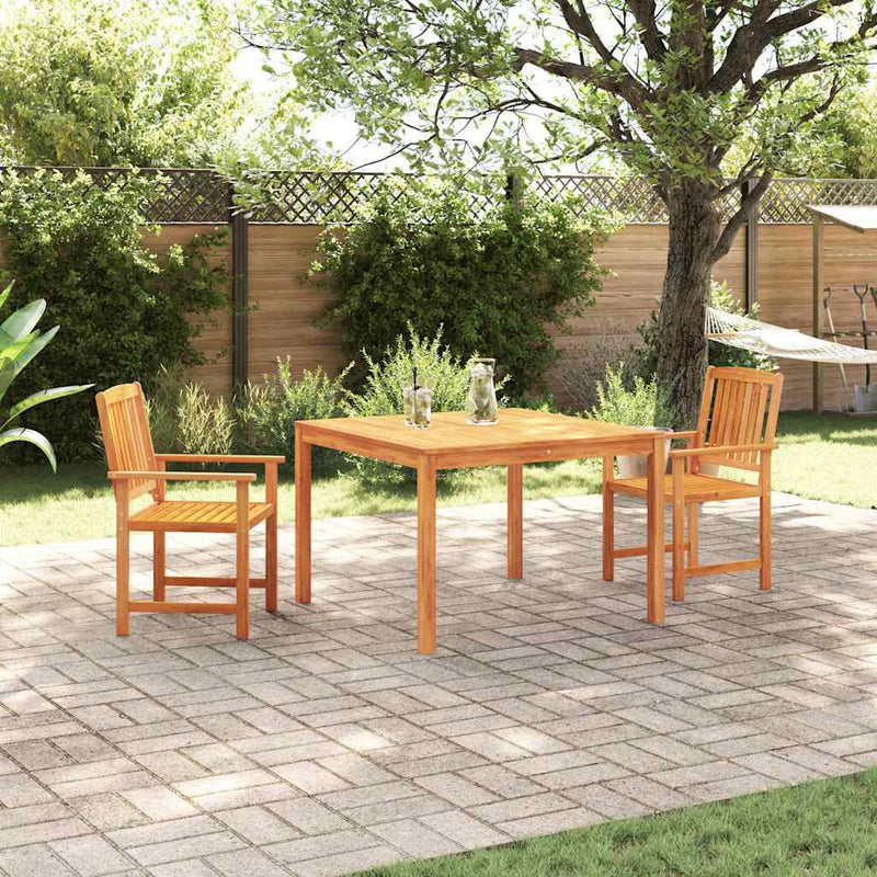 vidaXL Garden Dining Set 3 pcs Brown Solid acacia wood