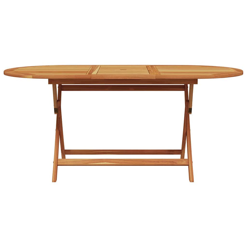 vidaXL Garden Dining Set Folding 5 pcs Black Solid Acacia Wood