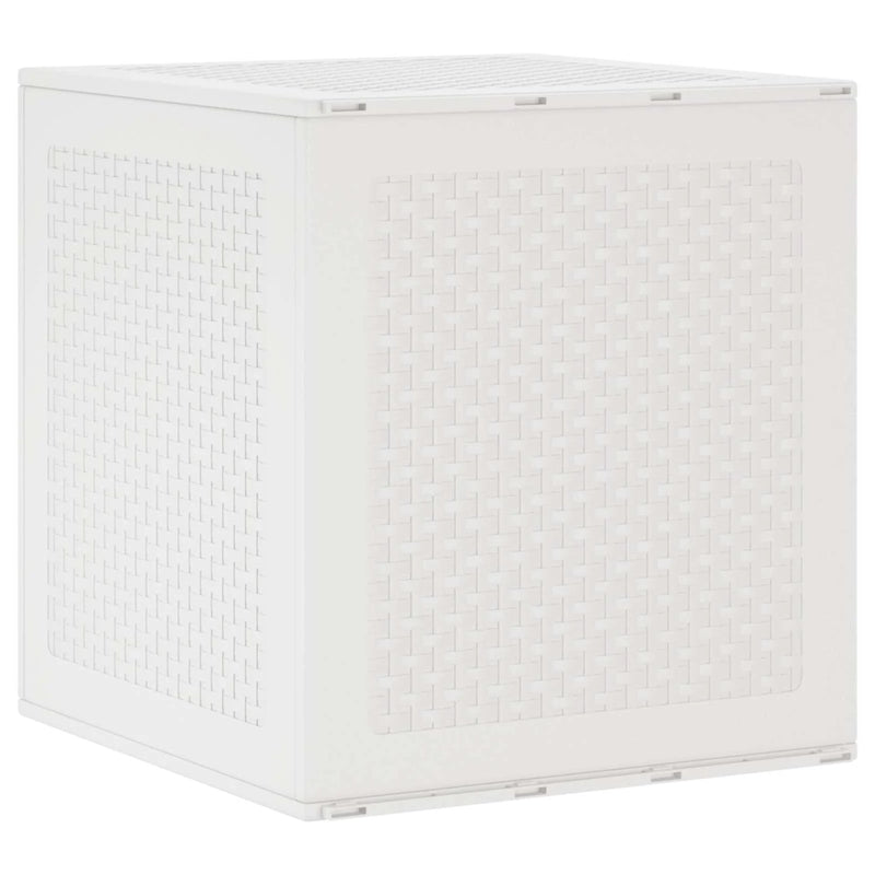Storage Box with Storage White 55 x 53 x 57 cm Polypropylene
