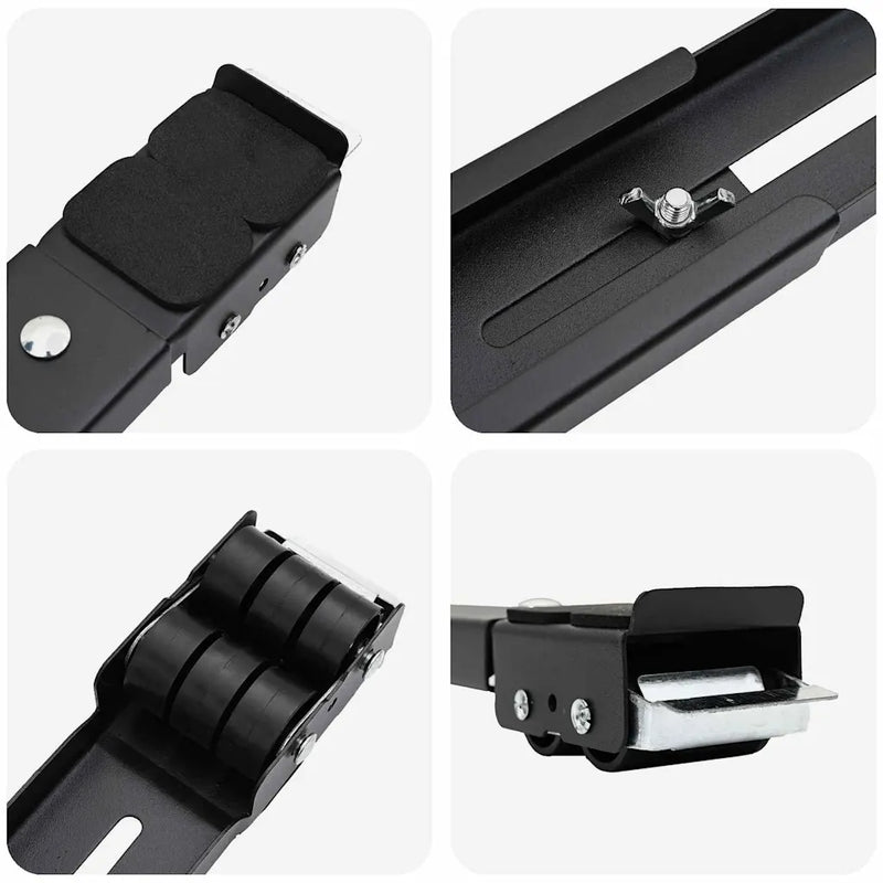 Washing Machine Base Manual 2 pcs Black 72 x 5 x 4,5 cm