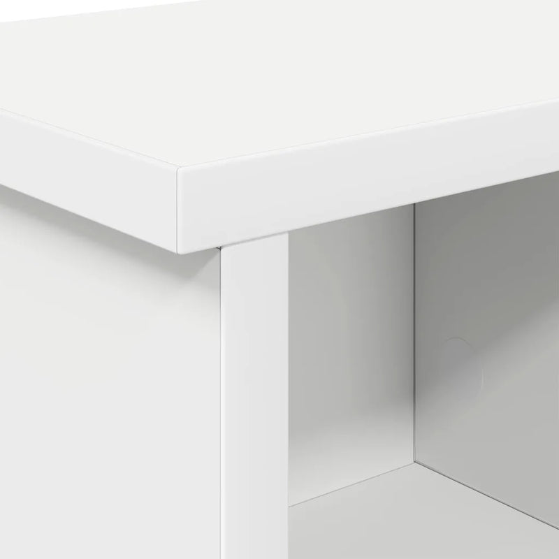 Wall-Mounted Coat Rack White 50 x 16 x 26 cm Engineered wood