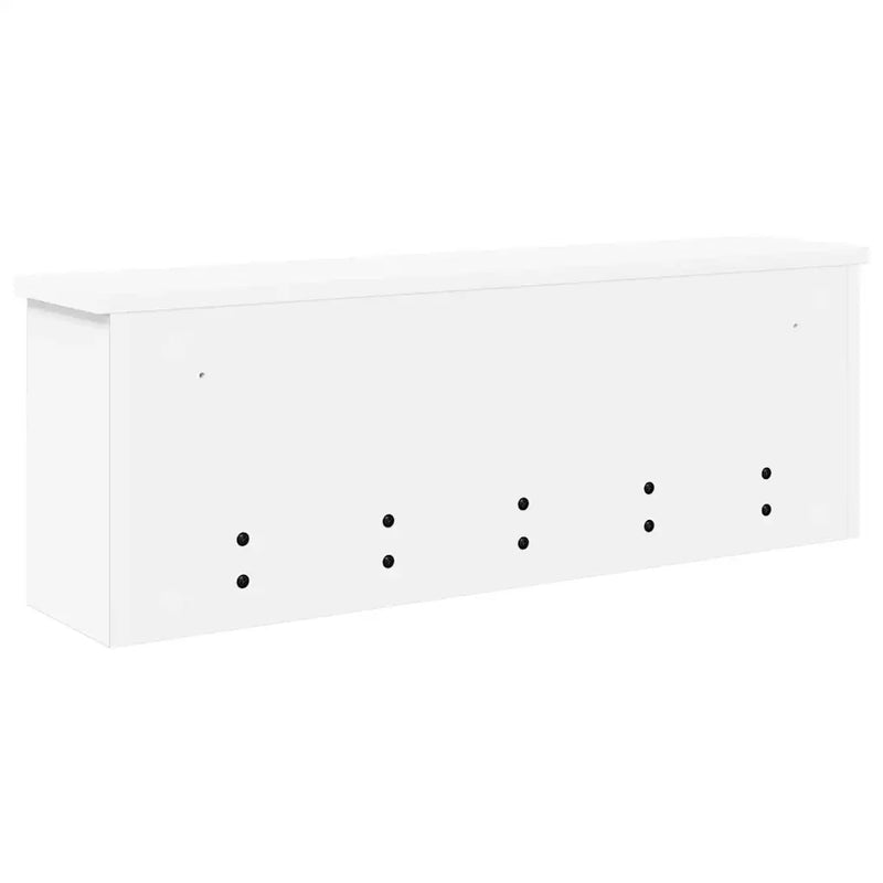 Wall-Mounted Coat Rack White 75 x 16 x 26 cm Engineered wood