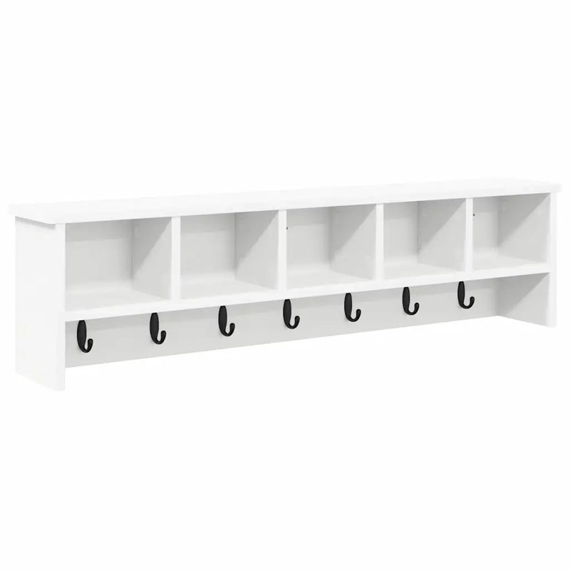 Wall-Mounted Coat Rack White 100 x 16 x 26 cm Engineered wood
