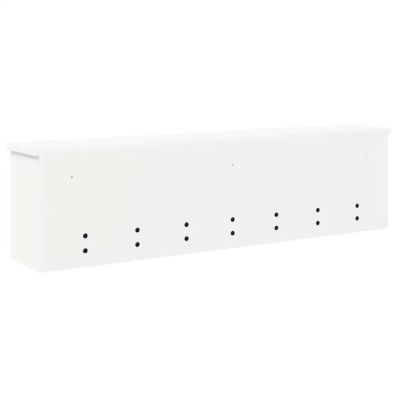 Wall-Mounted Coat Rack White 100 x 16 x 26 cm Engineered wood