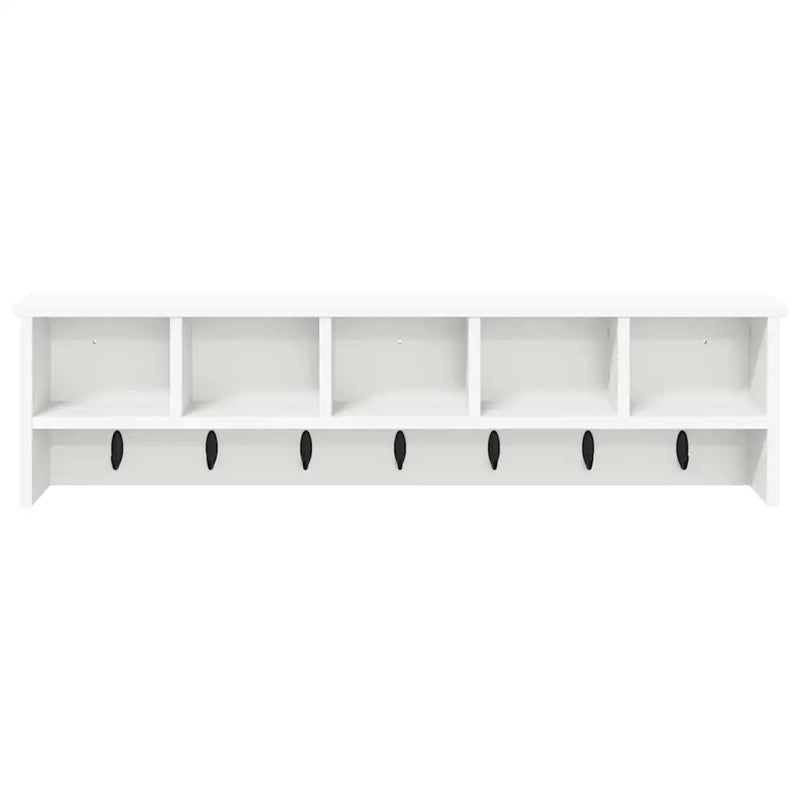 Wall-Mounted Coat Rack White 100 x 16 x 26 cm Engineered wood