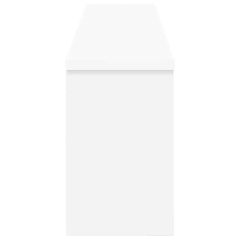 Wall-Mounted Coat Rack White 100 x 16 x 26 cm Engineered wood