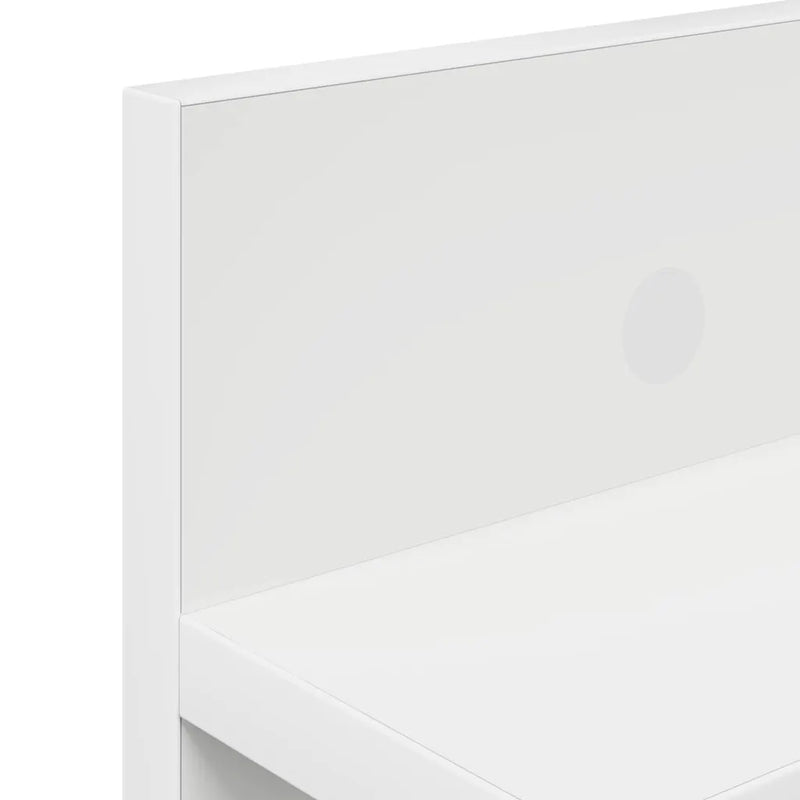 Wall-Mounted Coat Rack White 100 x 10,5 x 18 cm Engineered wood