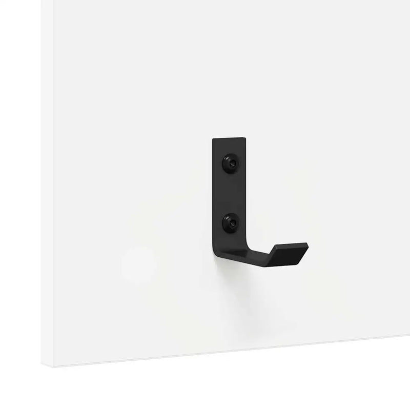Wall-Mounted Coat Rack White 40 x 10 x 90 cm Engineered wood