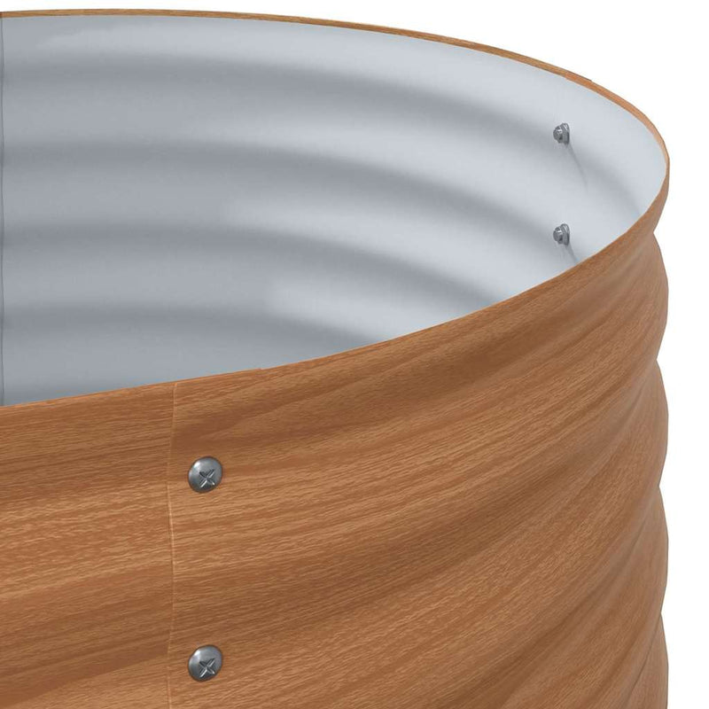 vidaXL Garden Raised Bed Brown 240 x 80 x 81 cm Steel