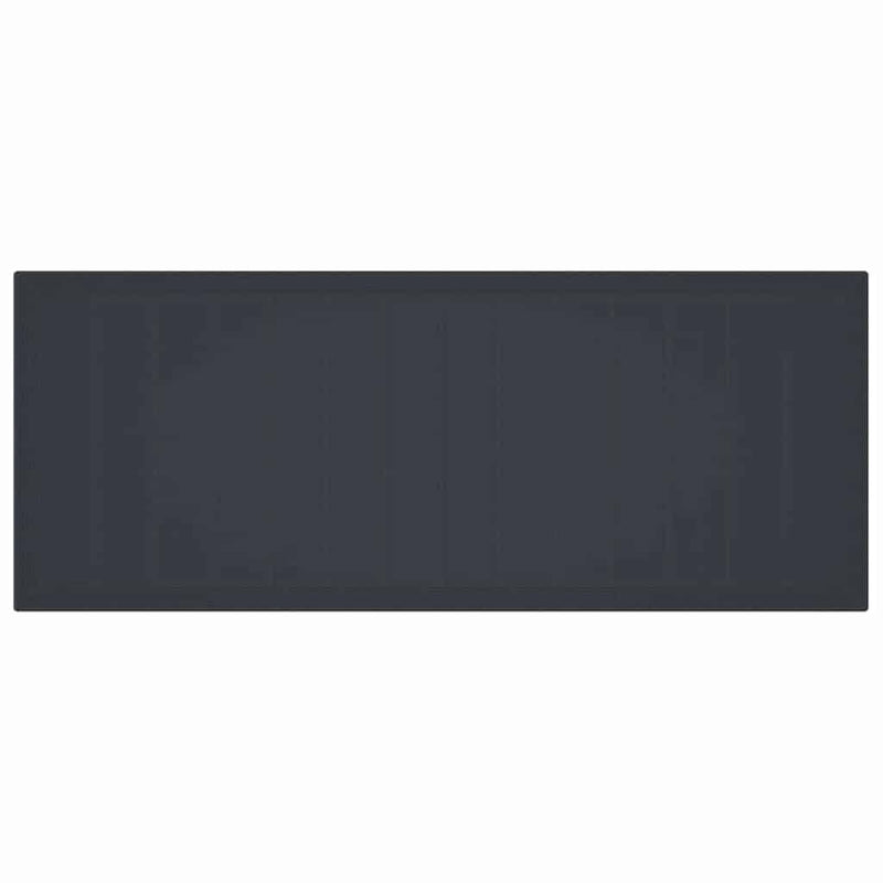 vidaXL Garden Table Anthracite 250 x 100 x 73 cm Poly Rattan
