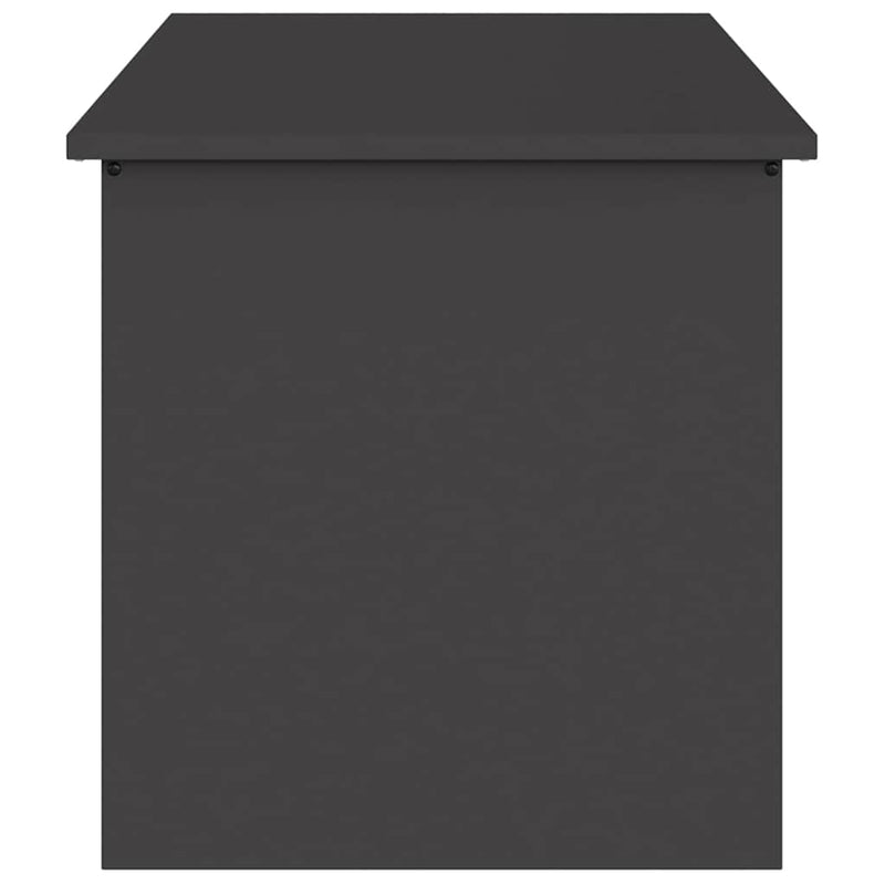 vidaXL Outdoor Storage Box Black 100 x 50.5 x 50 cm Cold-rolled steel