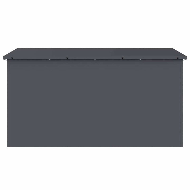 vidaXL Outdoor Storage Box Anthracite 100 x 50,5 x 50 cm Steel