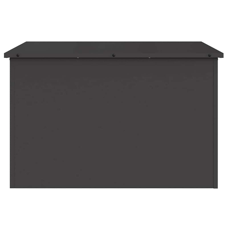 vidaXL Outdoor Storage Box Black 80 x 50,5 x 50 cm Steel