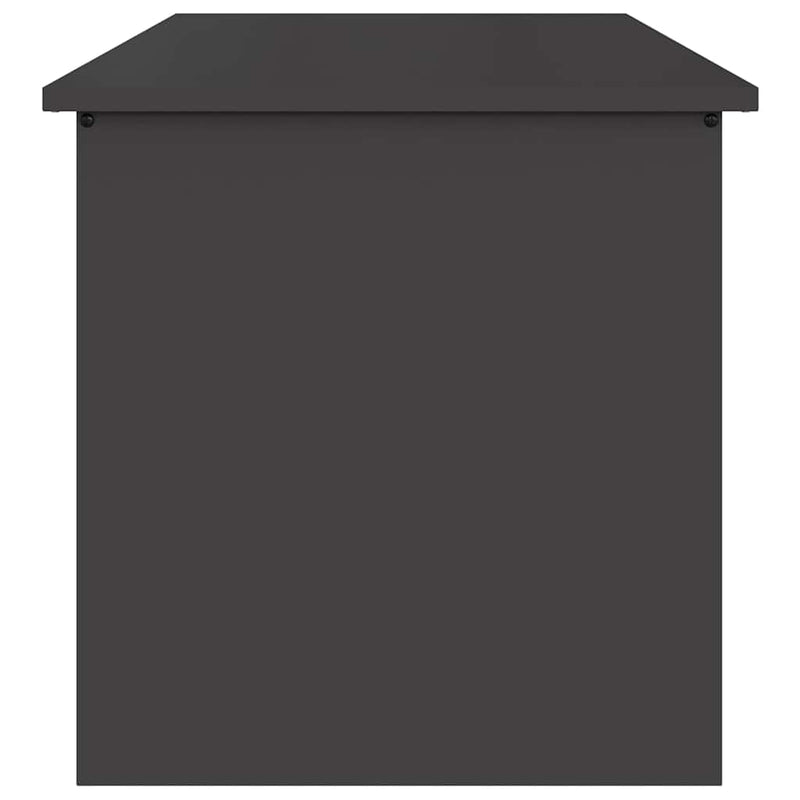 vidaXL Outdoor Storage Box Black 80 x 50.5 x 50 cm Cold-rolled steel