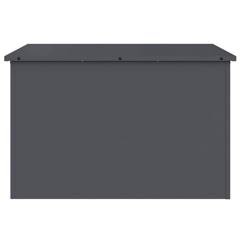 vidaXL Outdoor Storage Box with Storage Anthracite 80 x 50.5 x 50 cm