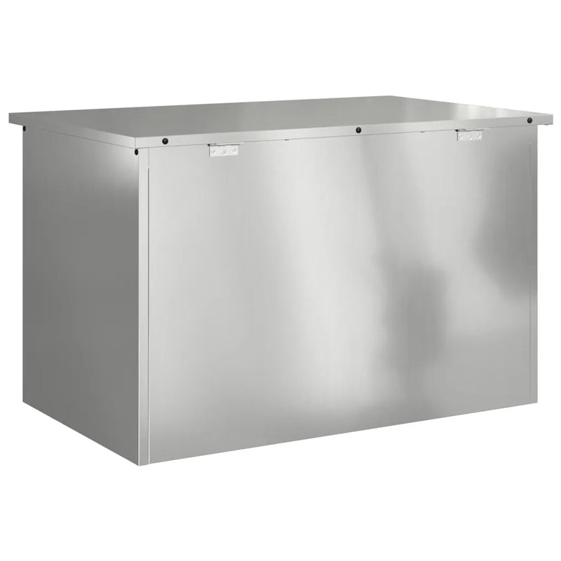Garden Storage Cushion Box Galvanised Steel 80 x 50,5 x 50 cm