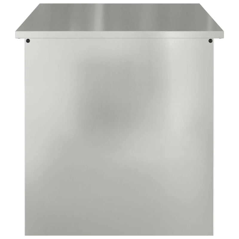 Garden Storage Cushion Box Galvanised Steel 80 x 50,5 x 50 cm