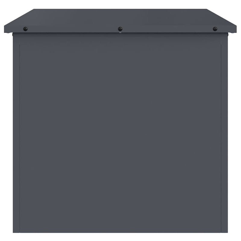 vidaXL Outdoor Storage Box Anthracite 55 x 50,5 x 50 cm Steel